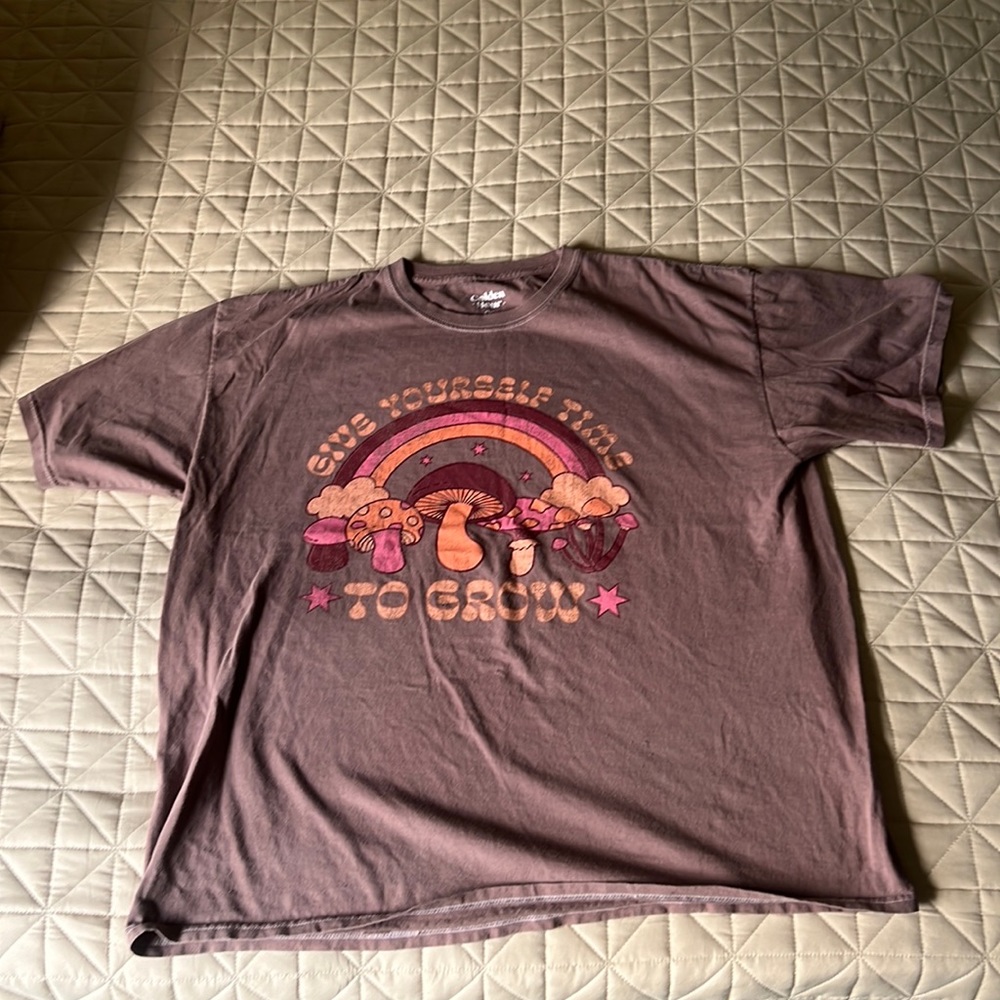 BRAND: GOLDEN HOUR(FROM PACSUN)/COLOR: BROWN WITH ORANGE & BURGUNDY DETAILS